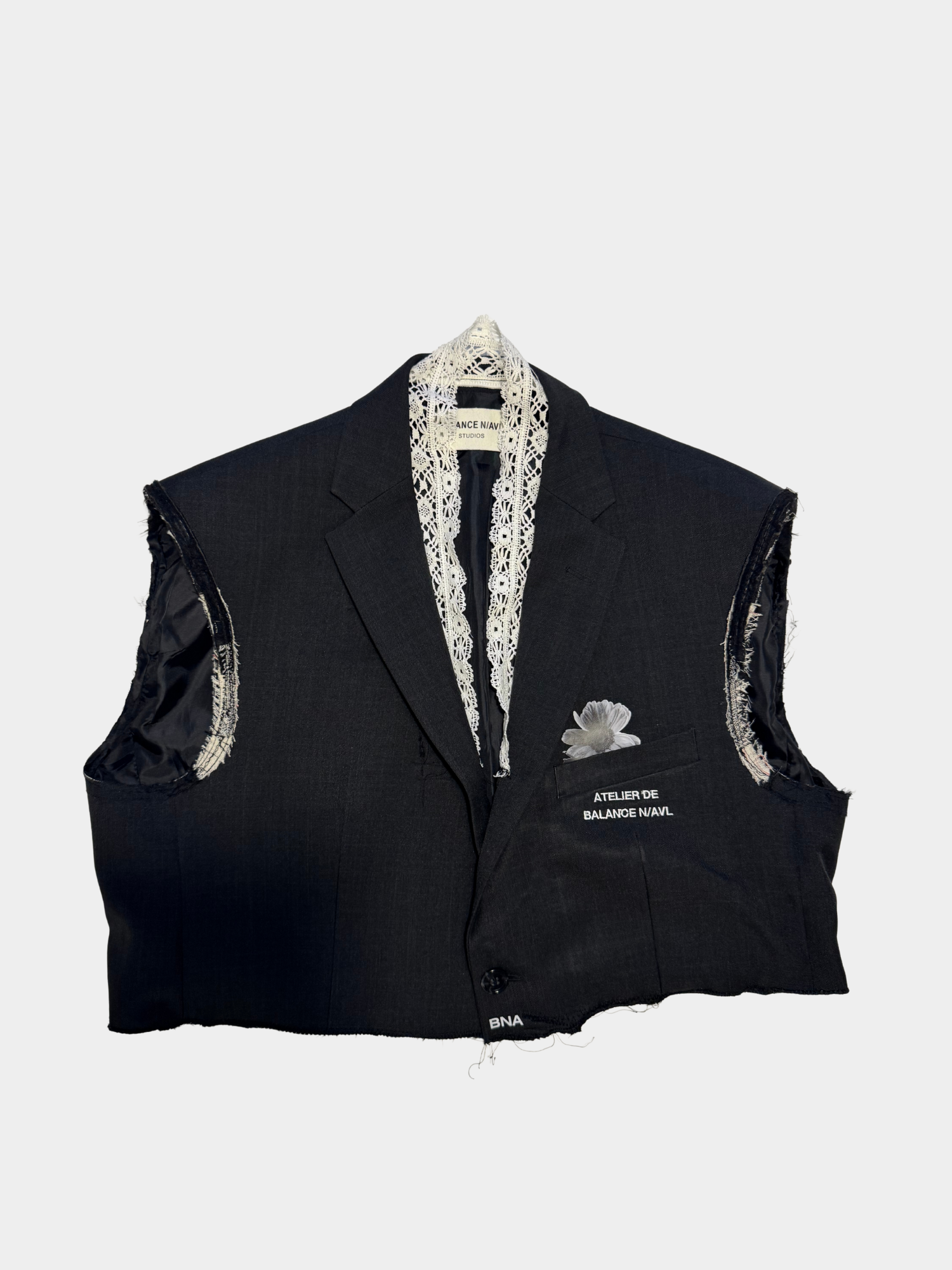 RE/BALANCED CROPPED BLAZER 1/1