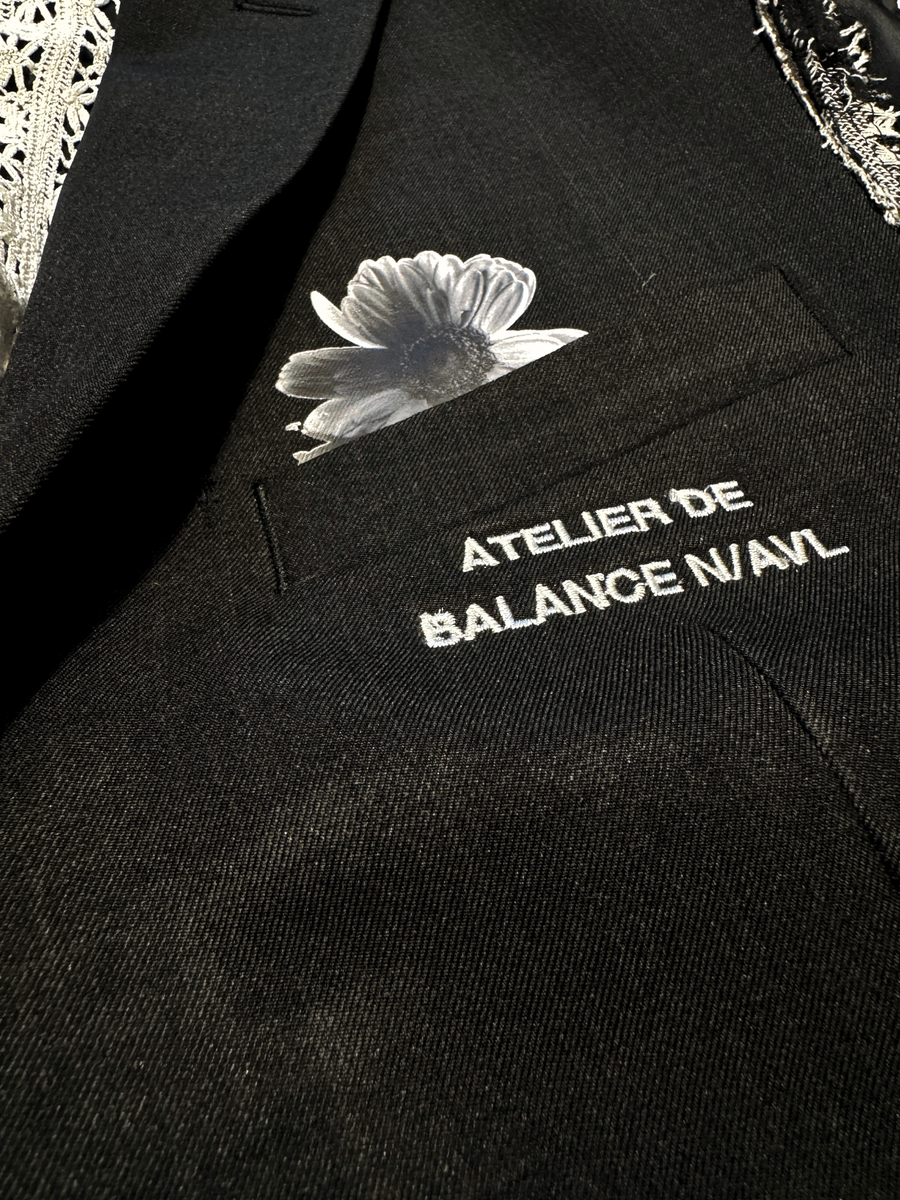 RE/BALANCED CROPPED BLAZER 1/1